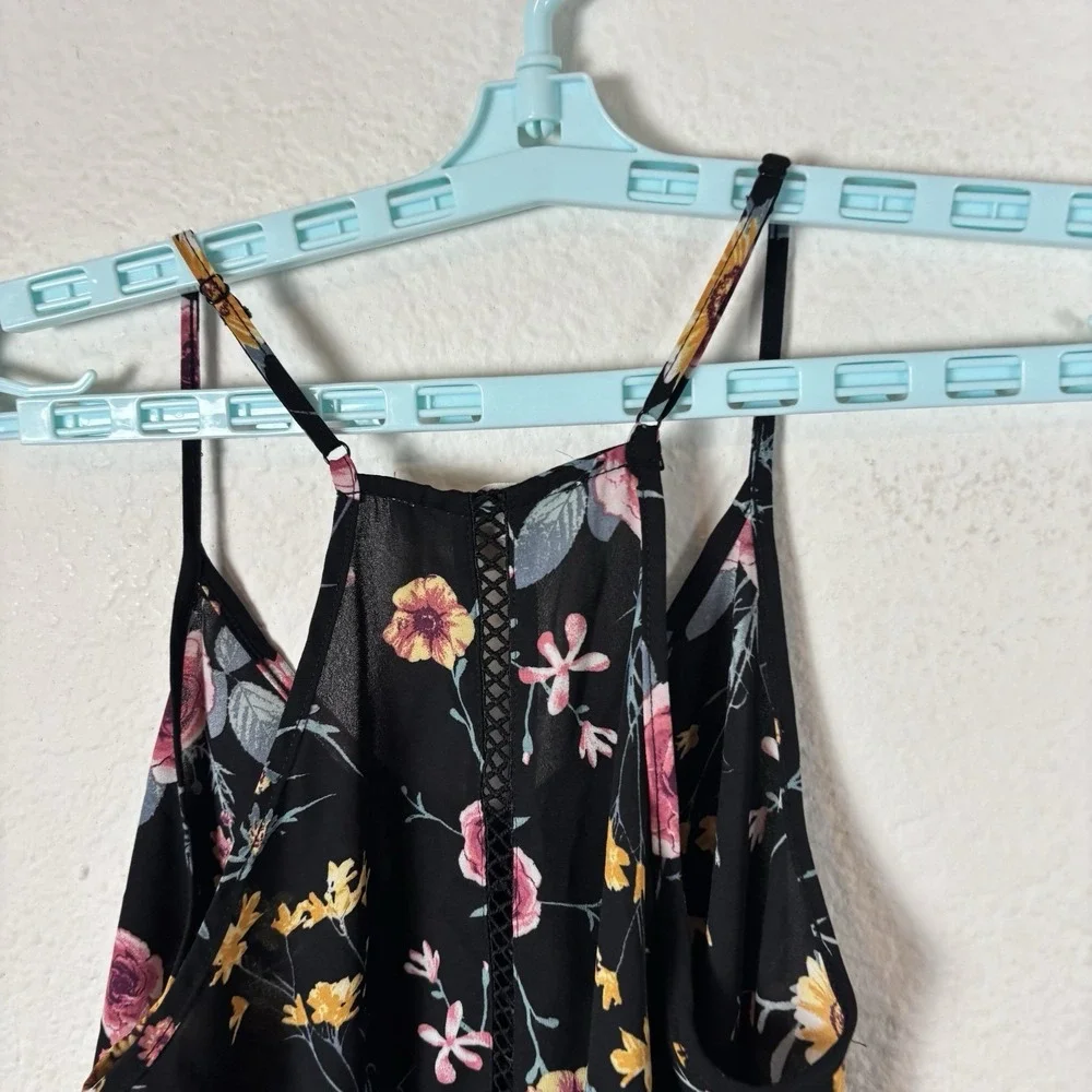 Pink Rose Womens Shirt Sz S Small Tank Top Sleeveless Floral Excellent - Picture 7 of 7